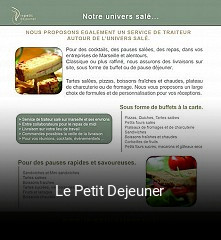 Le Petit Dejeuner plan d'ouverture