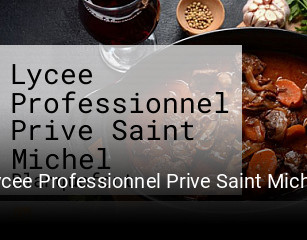 Lycee Professionnel Prive Saint Michel heures d'ouverture