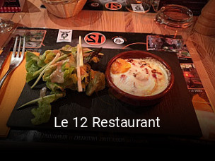 Le 12 Restaurant ouvert