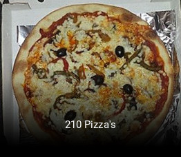 210 Pizza's heures d'ouverture