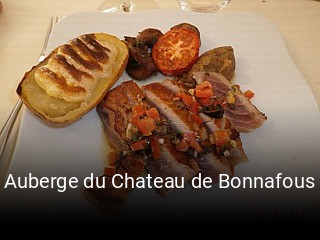 Auberge du Chateau de Bonnafous ouvert