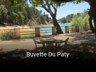 Buvette Du Paty heures d'ouverture