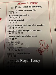 Le Royal Torcy plan d'ouverture