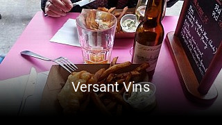 Versant Vins plan d'ouverture