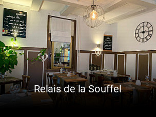 Relais de la Souffel heures d'ouverture