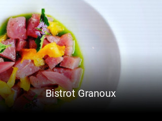 Bistrot Granoux ouvert