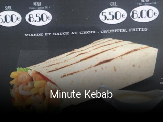Minute Kebab heures d'ouverture