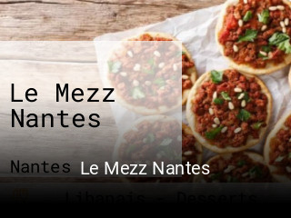 Le Mezz Nantes plan d'ouverture