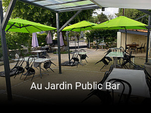 Au Jardin Public Bar ouvert