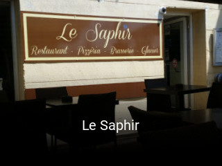 Le Saphir heures d'ouverture