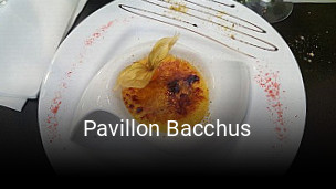 Pavillon Bacchus plan d'ouverture