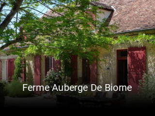 Ferme Auberge De Biorne heures d'ouverture