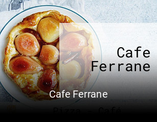 Cafe Ferrane plan d'ouverture