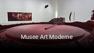 Musee Art Moderne plan d'ouverture