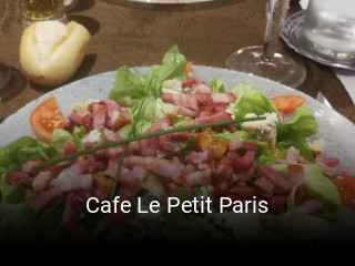 Cafe Le Petit Paris ouvert