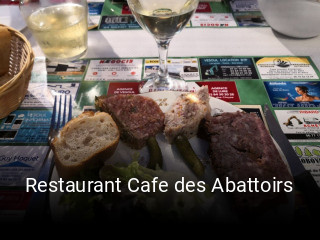 Restaurant Cafe des Abattoirs heures d'affaires