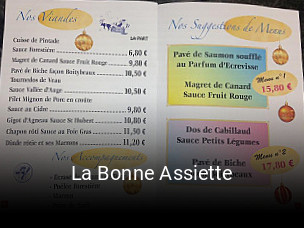 La Bonne Assiette ouvert