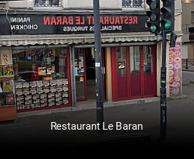 Restaurant Le Baran ouvert