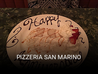 PIZZERIA SAN MARINO plan d'ouverture