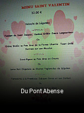 Du Pont Abense plan d'ouverture