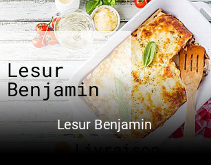 Lesur Benjamin ouvert