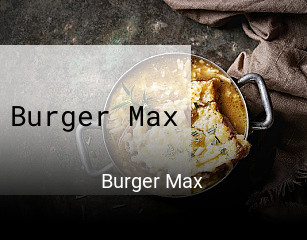 Burger Max heures d'affaires