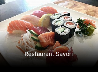 Restaurant Sayori plan d'ouverture