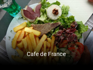 Cafe de France ouvert