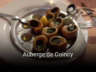 Auberge de Coincy plan d'ouverture