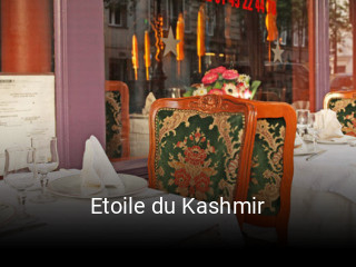 Etoile du Kashmir heures d'affaires