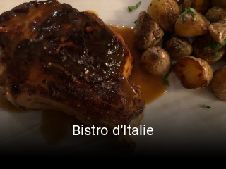 Bistro d'Italie plan d'ouverture