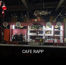 CAFE RAPP plan d'ouverture