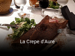 La Crepe d'Aure ouvert