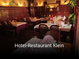 Hotel-Restaurant Klein ouvert