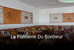 La Fontaine Du Bonheur heures d'affaires