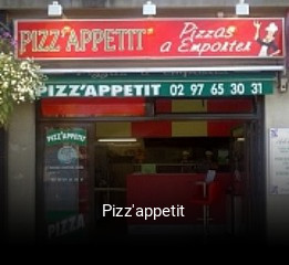 Pizz'appetit heures d'ouverture