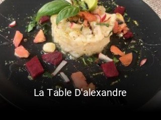 La Table D'alexandre ouvert