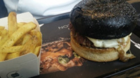 Black And White Burger