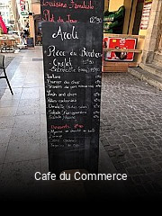 Cafe du Commerce plan d'ouverture