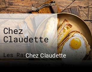 Chez Claudette ouvert