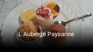 L Auberge Paysanne heures d'affaires