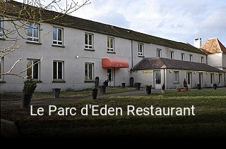 Le Parc d'Eden Restaurant heures d'ouverture