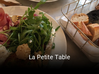 La Petite Table heures d'ouverture