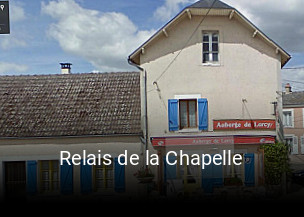 Relais de la Chapelle heures d'ouverture