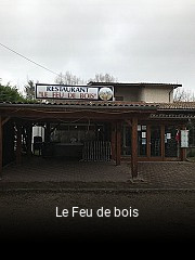 Le Feu de bois ouvert