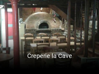 Creperie la Cave heures d'ouverture