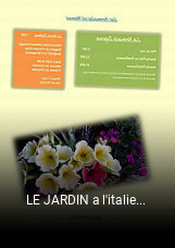 LE JARDIN a l'italienne plan d'ouverture