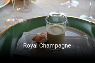 Royal Champagne ouvert