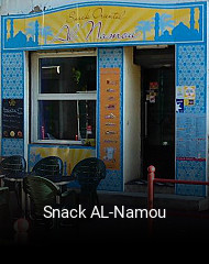 Snack AL-Namou heures d'ouverture