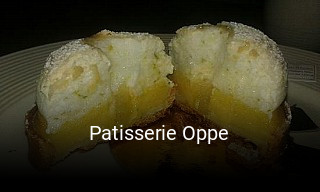 Patisserie Oppe heures d'ouverture